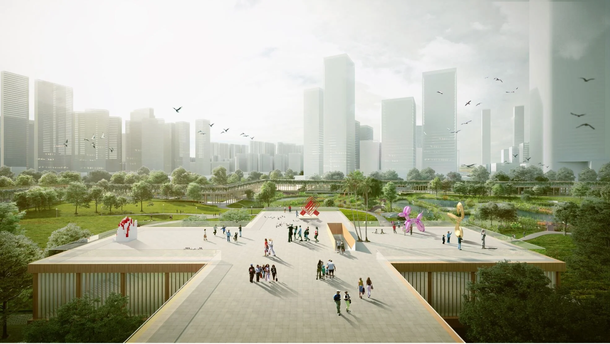 东莞国际商务区中央公园及绿轴概念景观设计国际咨询丨中国东莞丨TALLER,LOLA-19