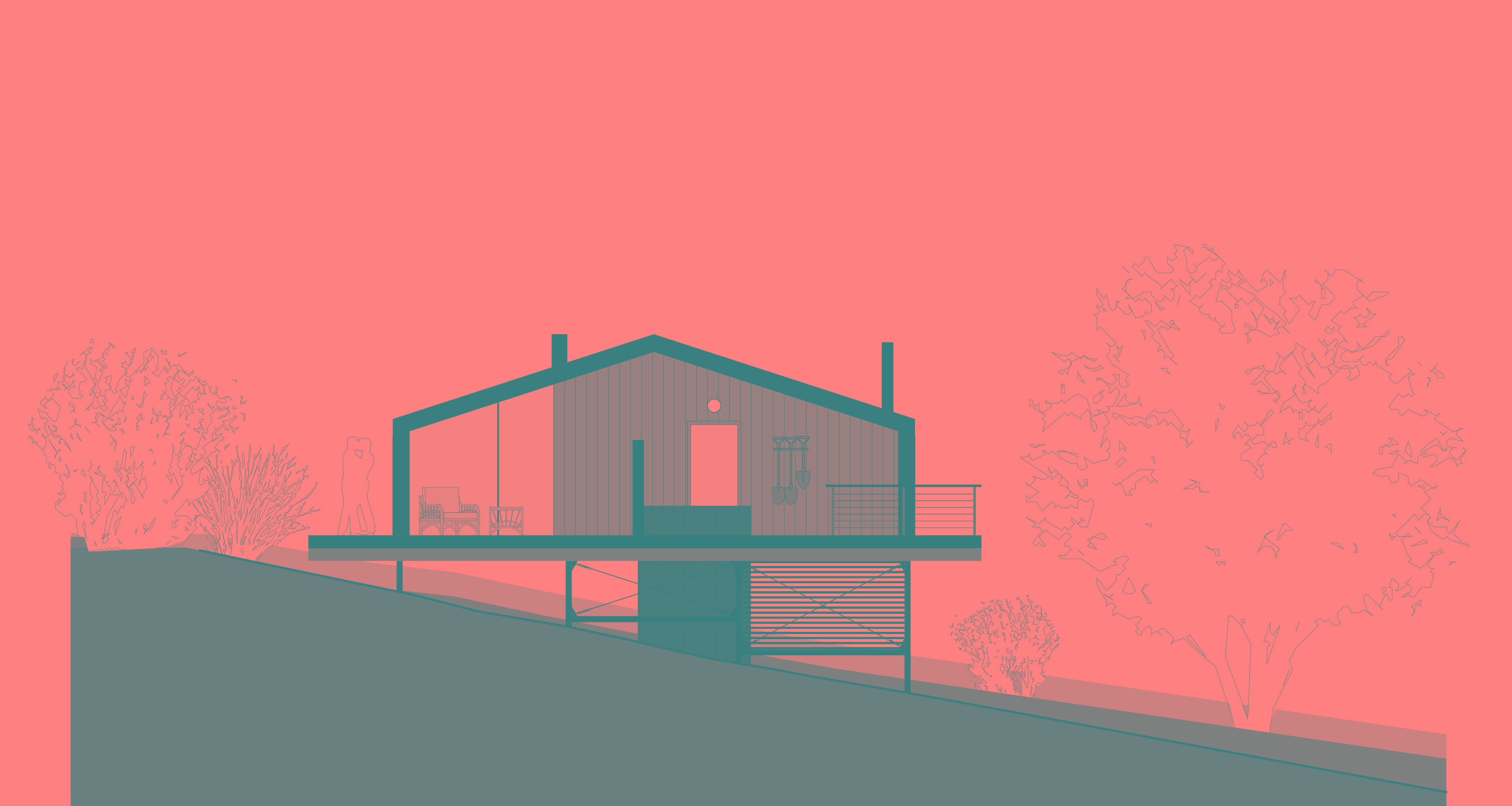 自然和谐的模块化乡村住宅设计-35