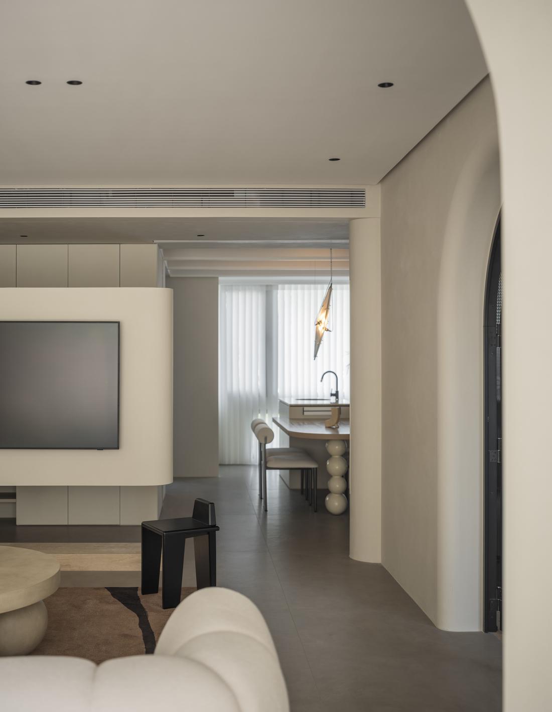 多曲线极简空间设计-24