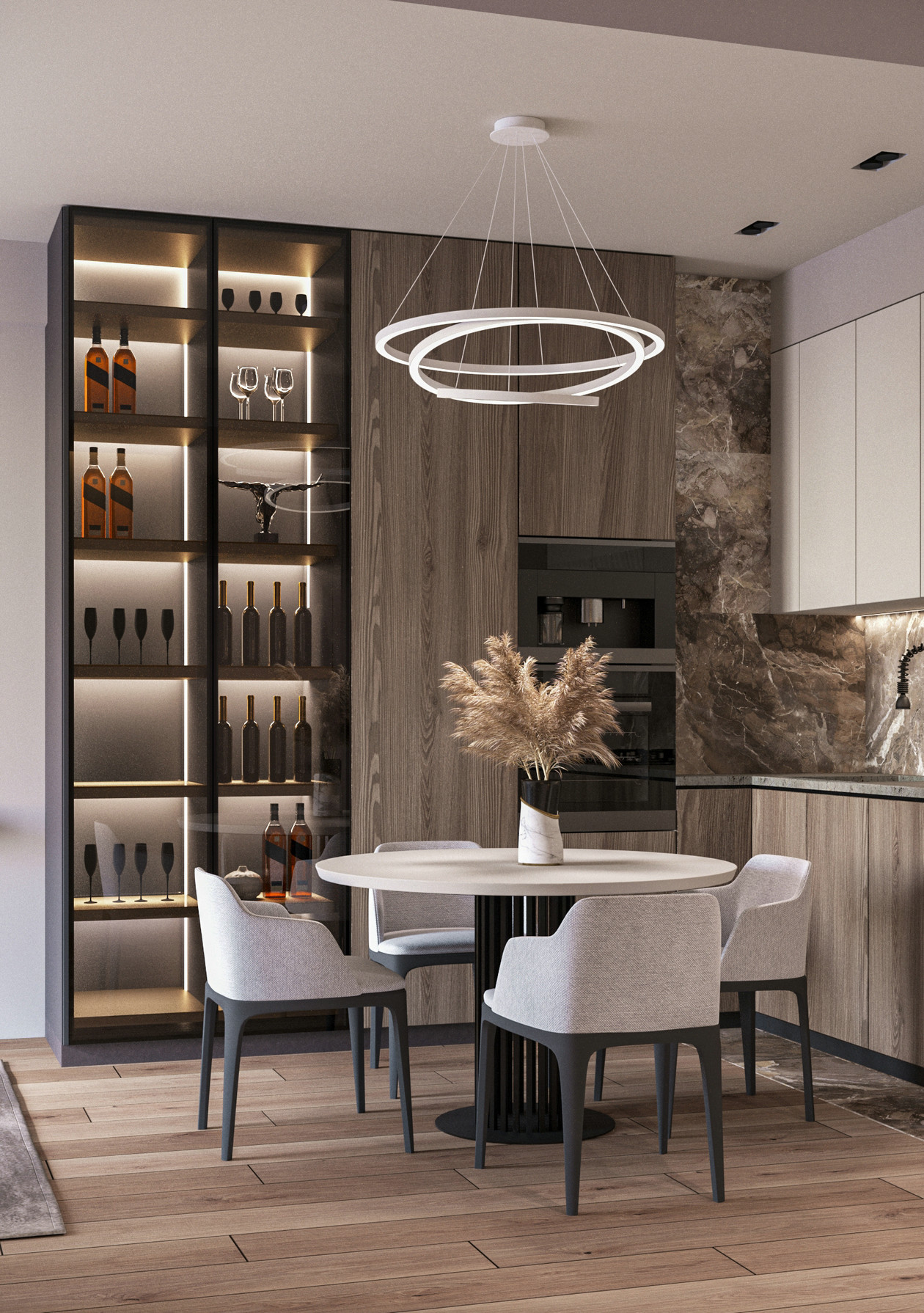 高级灰色系小空间公寓设计-4