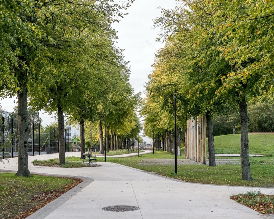 丹麦Remiseparken住房开发区景观-23