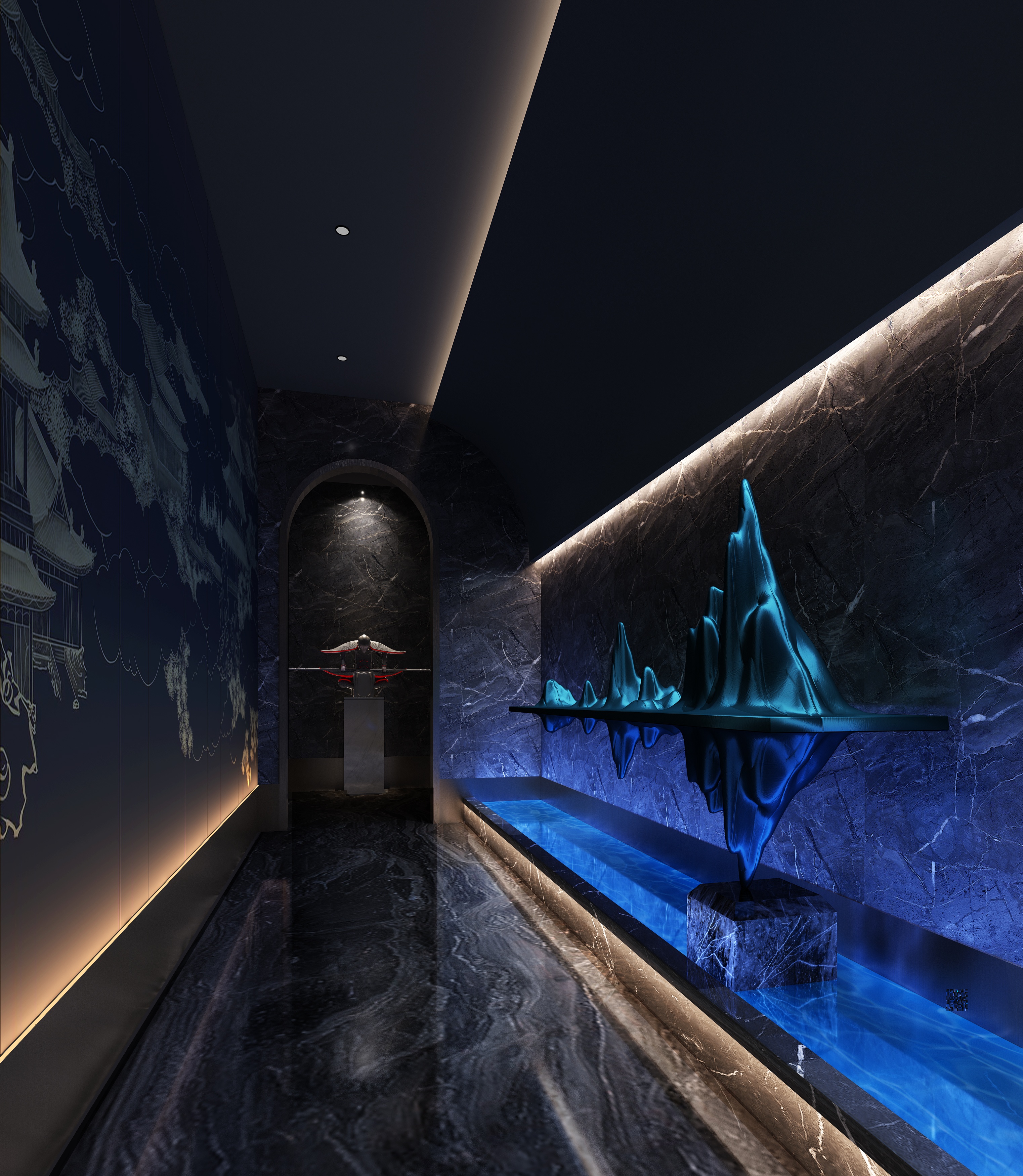 曲水兰亭足道会所丨中国山西丨一峪空间-6