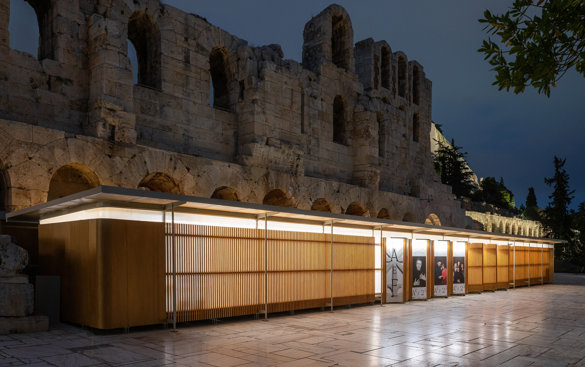 Odeon Herodes Atticus 可拆卸展馆丨希腊雅典丨FLUX office-27