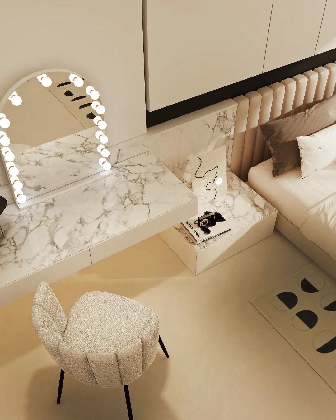 凯旋新世界美妆博主的温馨家居丨TODD 杜特设计-18