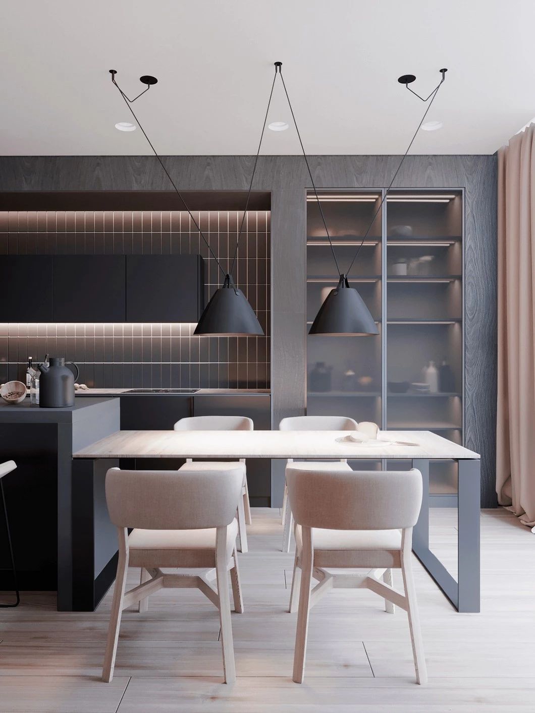 优雅灰粉配，打造梦幻家居空间-16