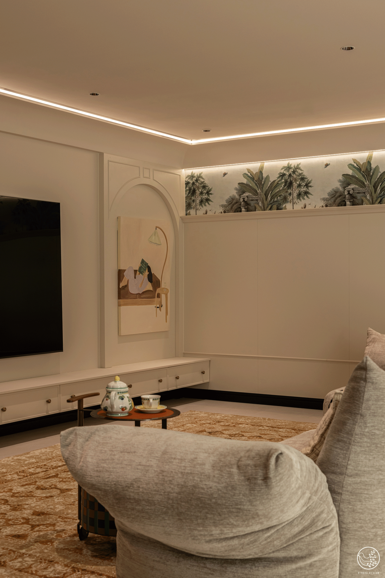 300㎡跃层，在光与曲线里，把生活安稳下来-34