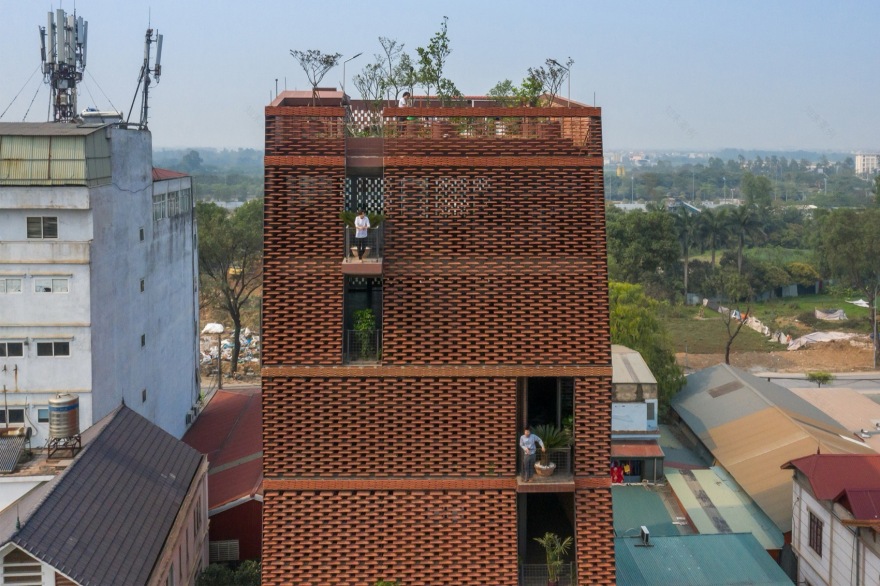 Tropical Flow住宅丨越南河内丨H&P Architects-15