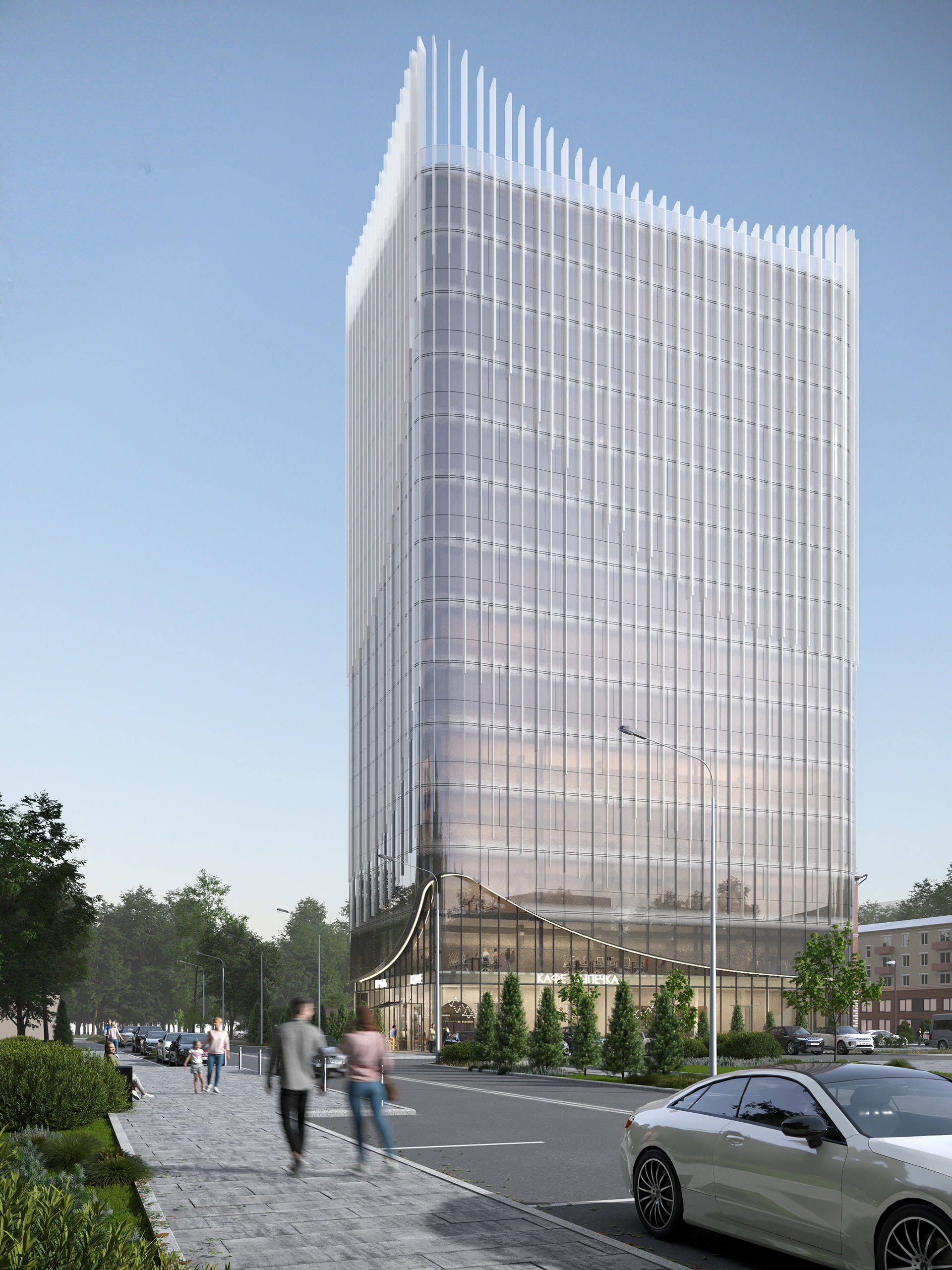 Office center design. Moscow, 2 Yamskaya street-8