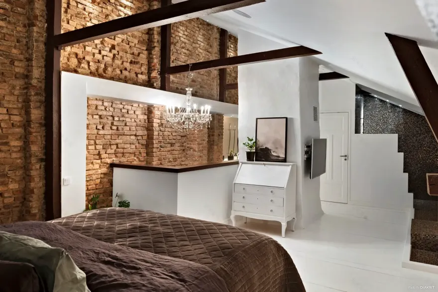 冷暖相间,极简温馨的 1885 年瑞典 Gothenburg 老建筑 Duplex-9