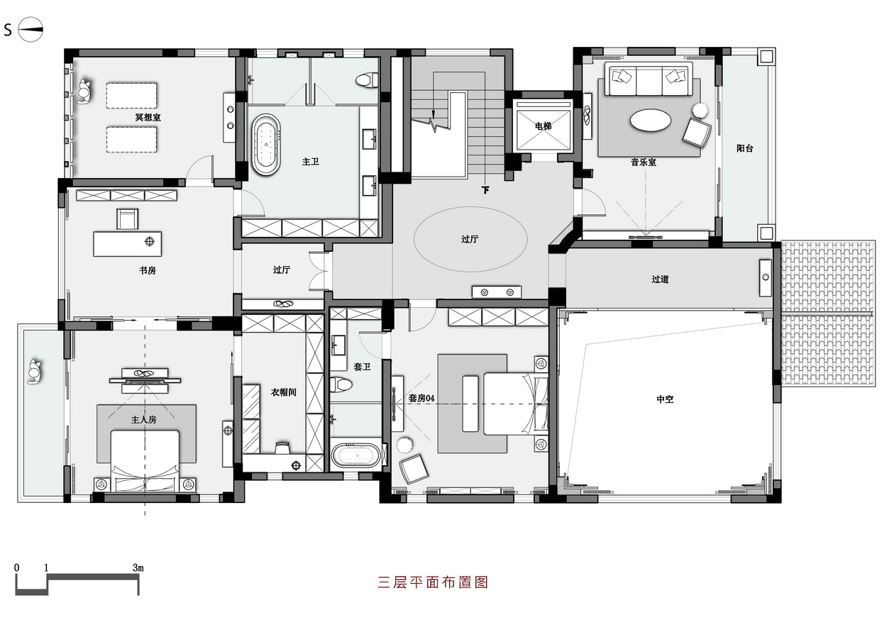 现代简约别墅设计丨中国佛山丨佛山市巨人装饰设计有限公司-64