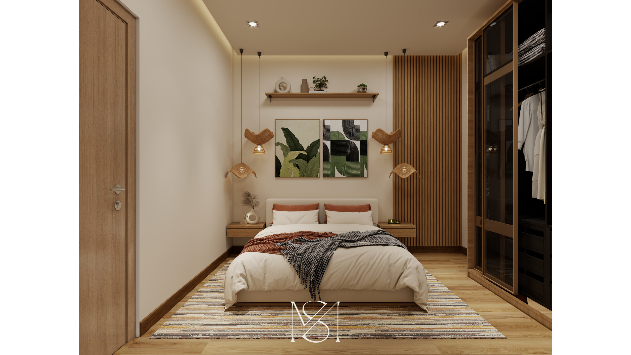 Boho Style Bedroom Design-0