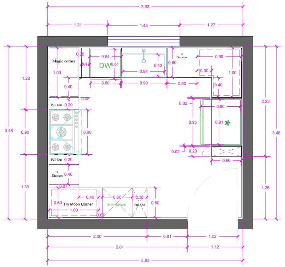 Modern Kitchen in KSA-16