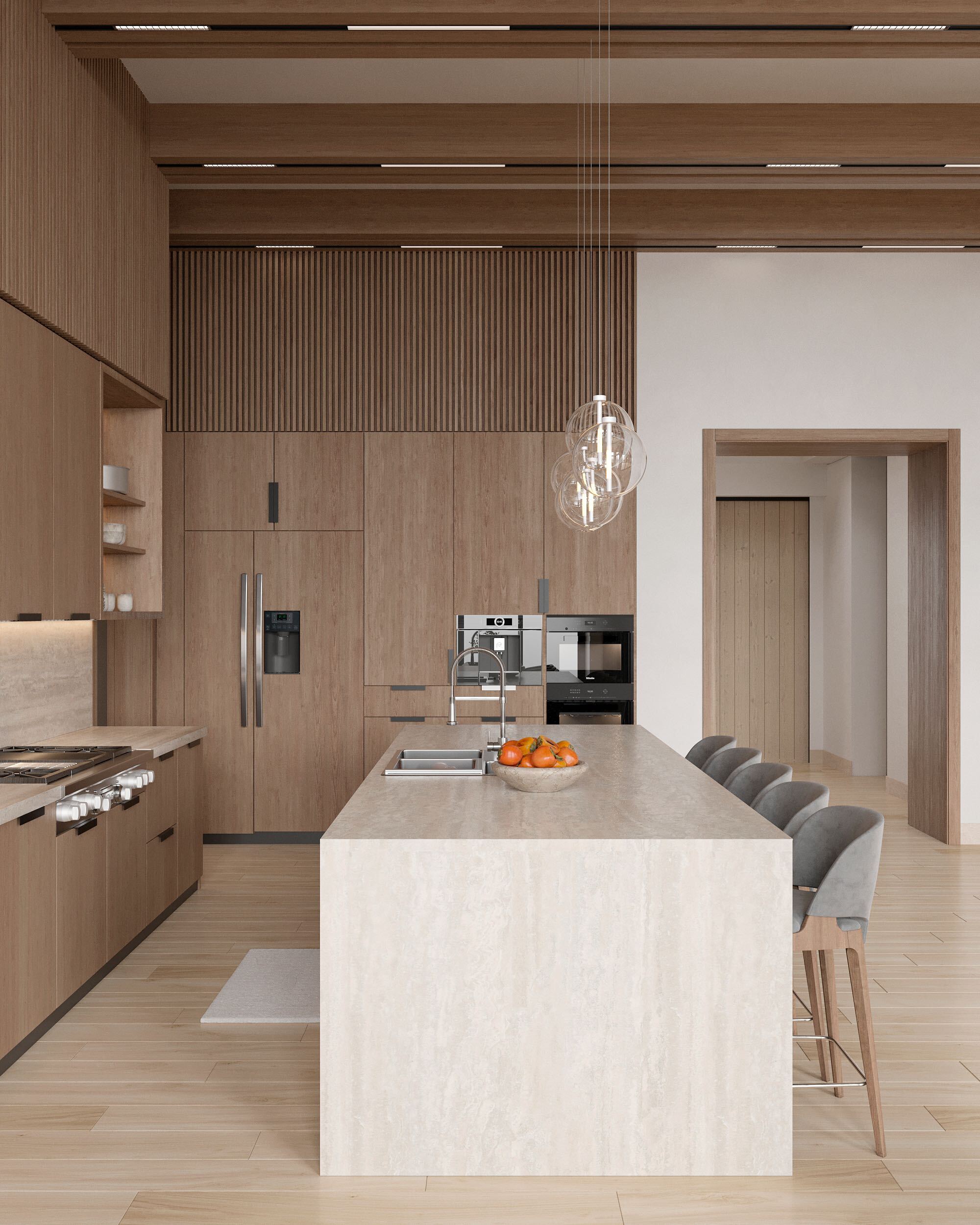 Open Kitchen and Dining Space-0