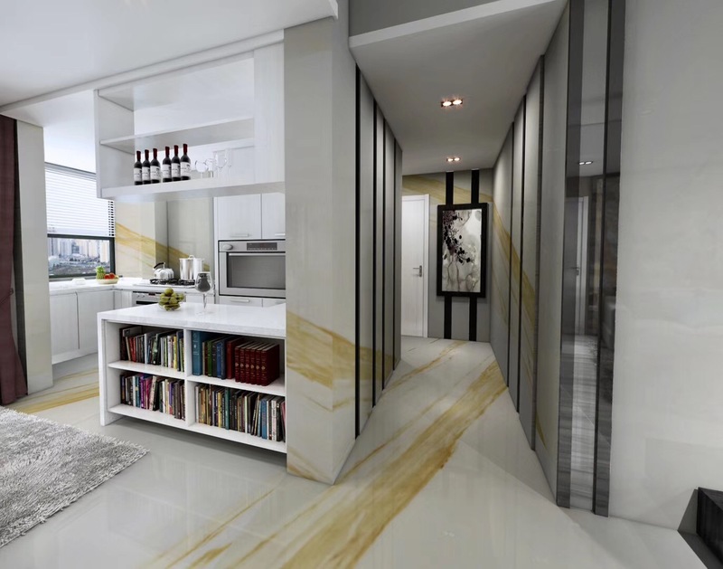 白金系列 | 现代简约风的金丝雅士白设计-33