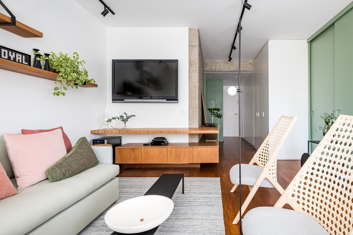 巴西 90 平米公寓的创意设计-1