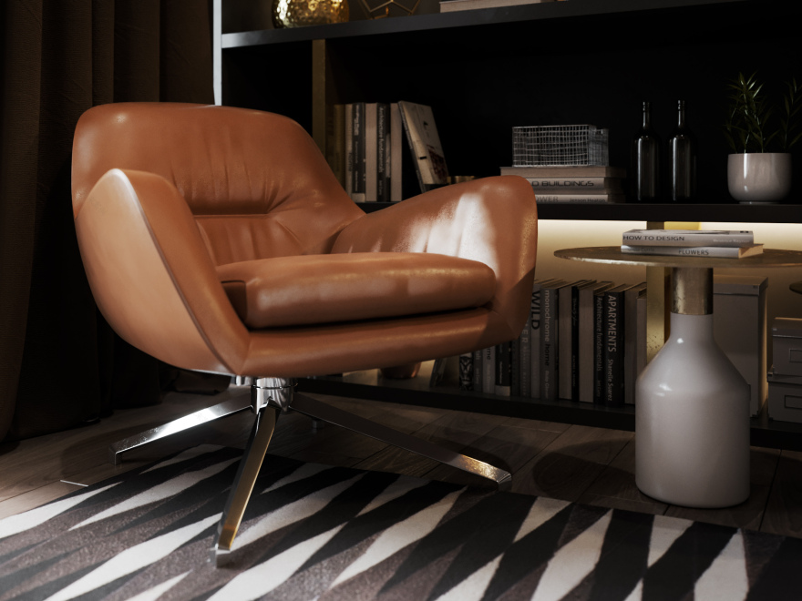 Cinema 4D与Corona Renderer室内场景设计-19