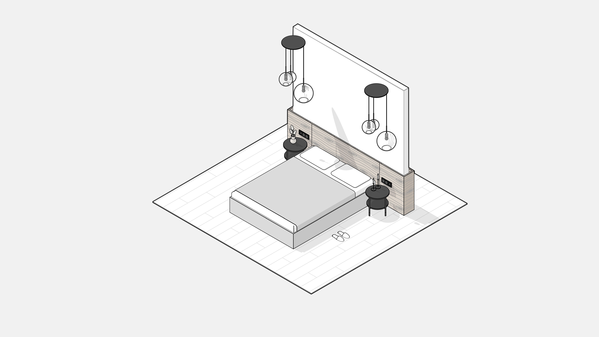 3D INTERIOR FRAGMENTS. REVIT-1