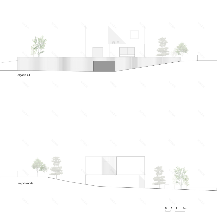 白色立方体别墅 | 打造室内外透明感-22