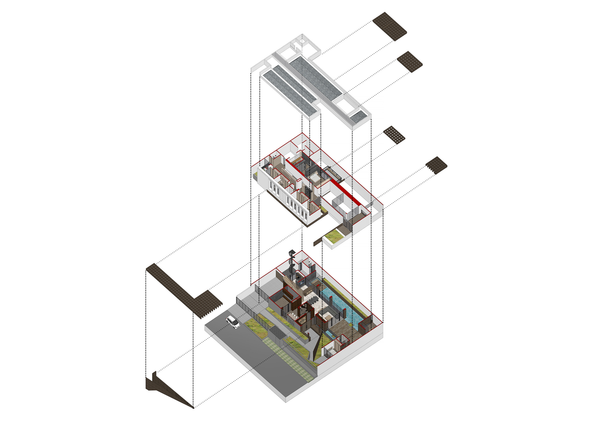 里法布格斯之家丨印度尼西亚雅加达丨Gets Architects-44