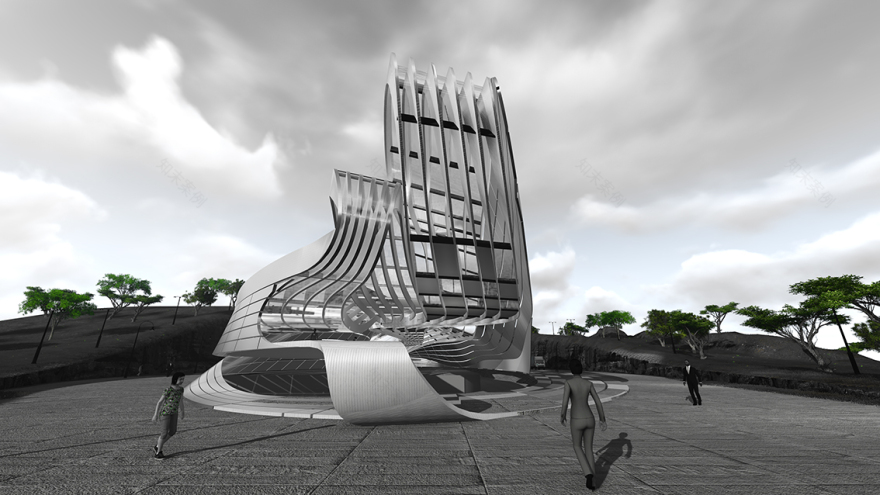 巴基斯坦自然历史博物馆 | 地形生成建筑-23