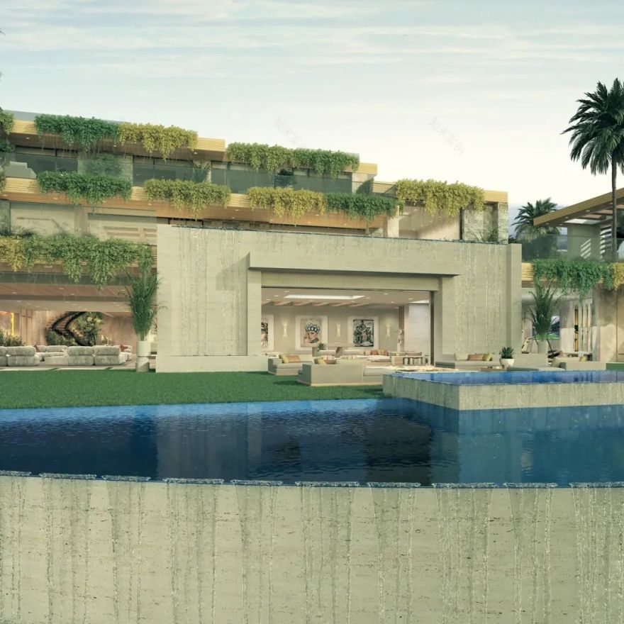 5300万美金梦幻宅邸!比佛利山庄OPAL首曝:悬浮泳池客厅颠覆豪宅认知-6