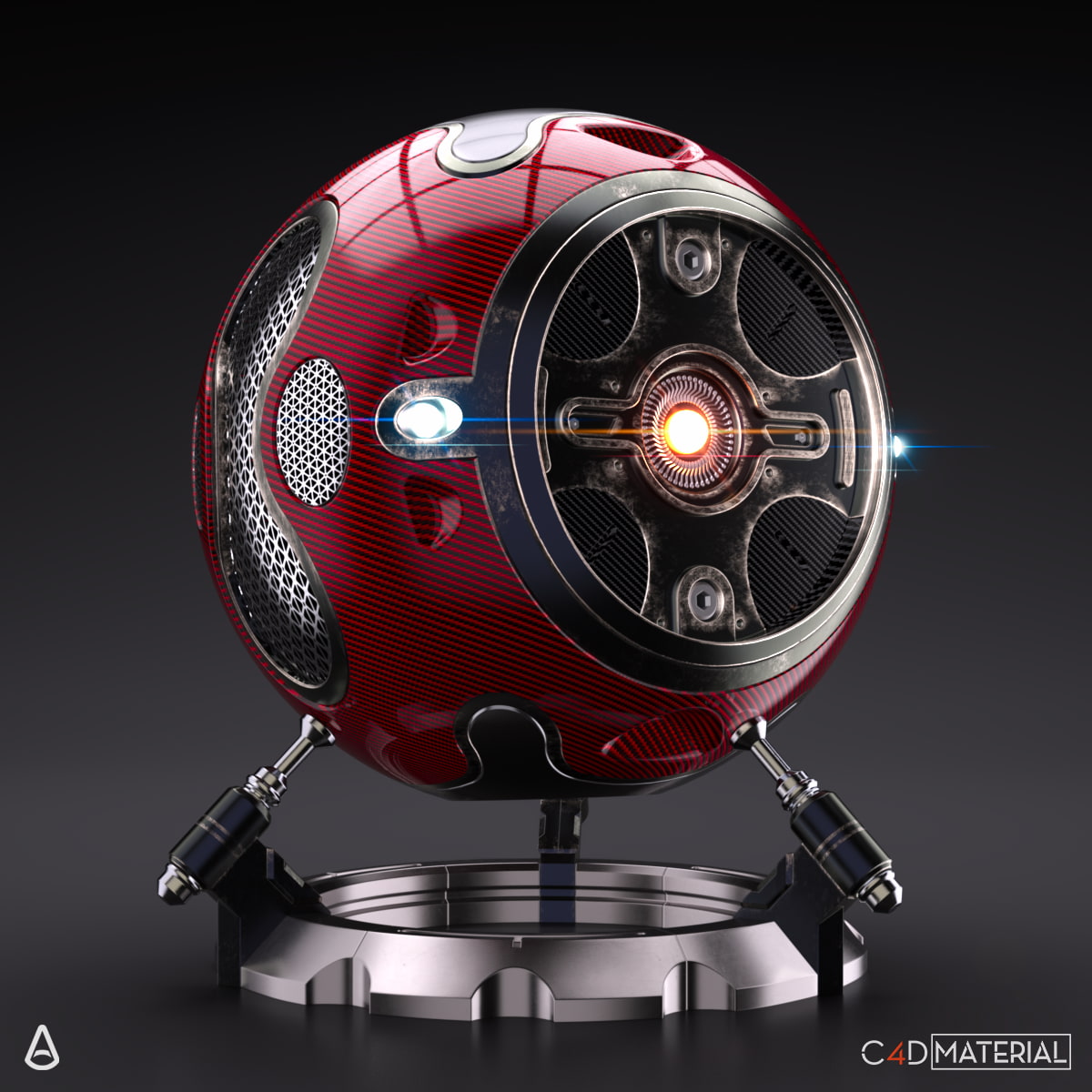 阿诺德汽车 C4D 材质包-26