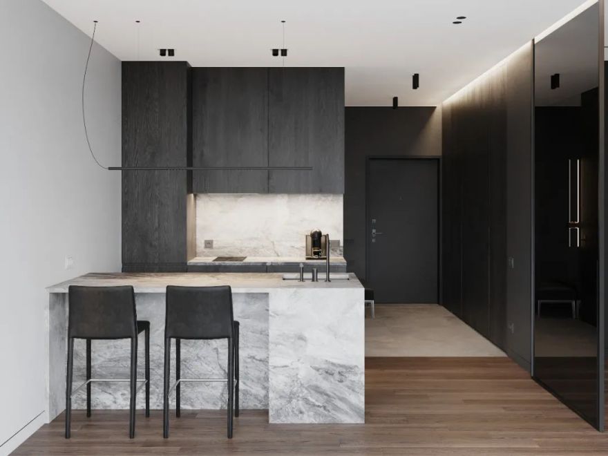 超大落地窗,全开放起居空间,这样的一居室,真的爱了!-14