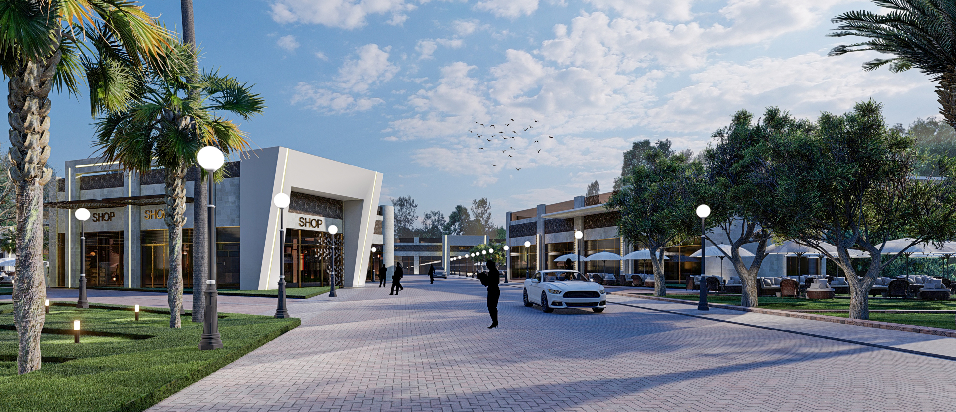 Zawaya walk mall design UAE-2