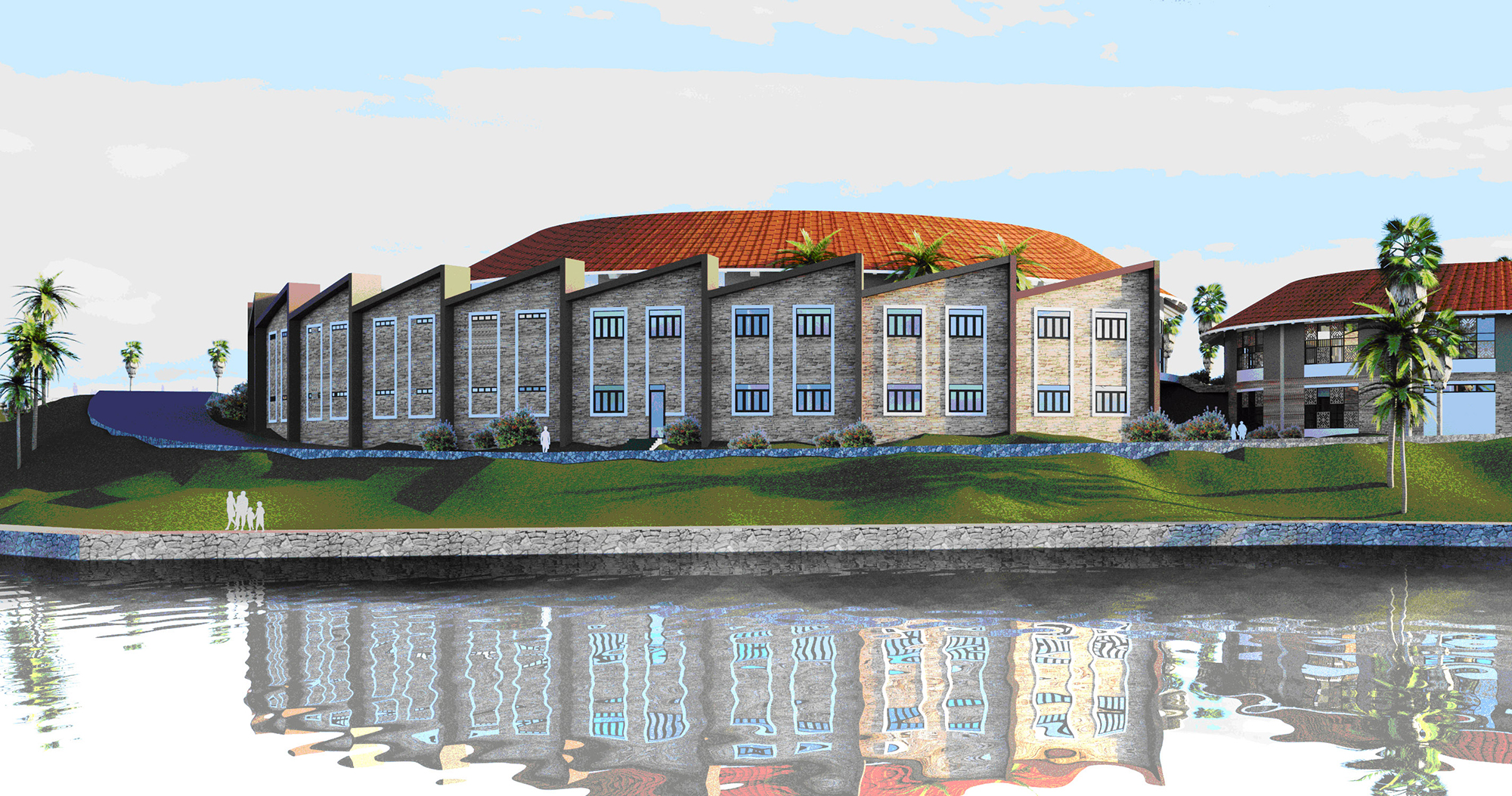 Đắk Nông省博物馆,图书馆及公园综合体丨Phúc Tân Việt设计公司-18