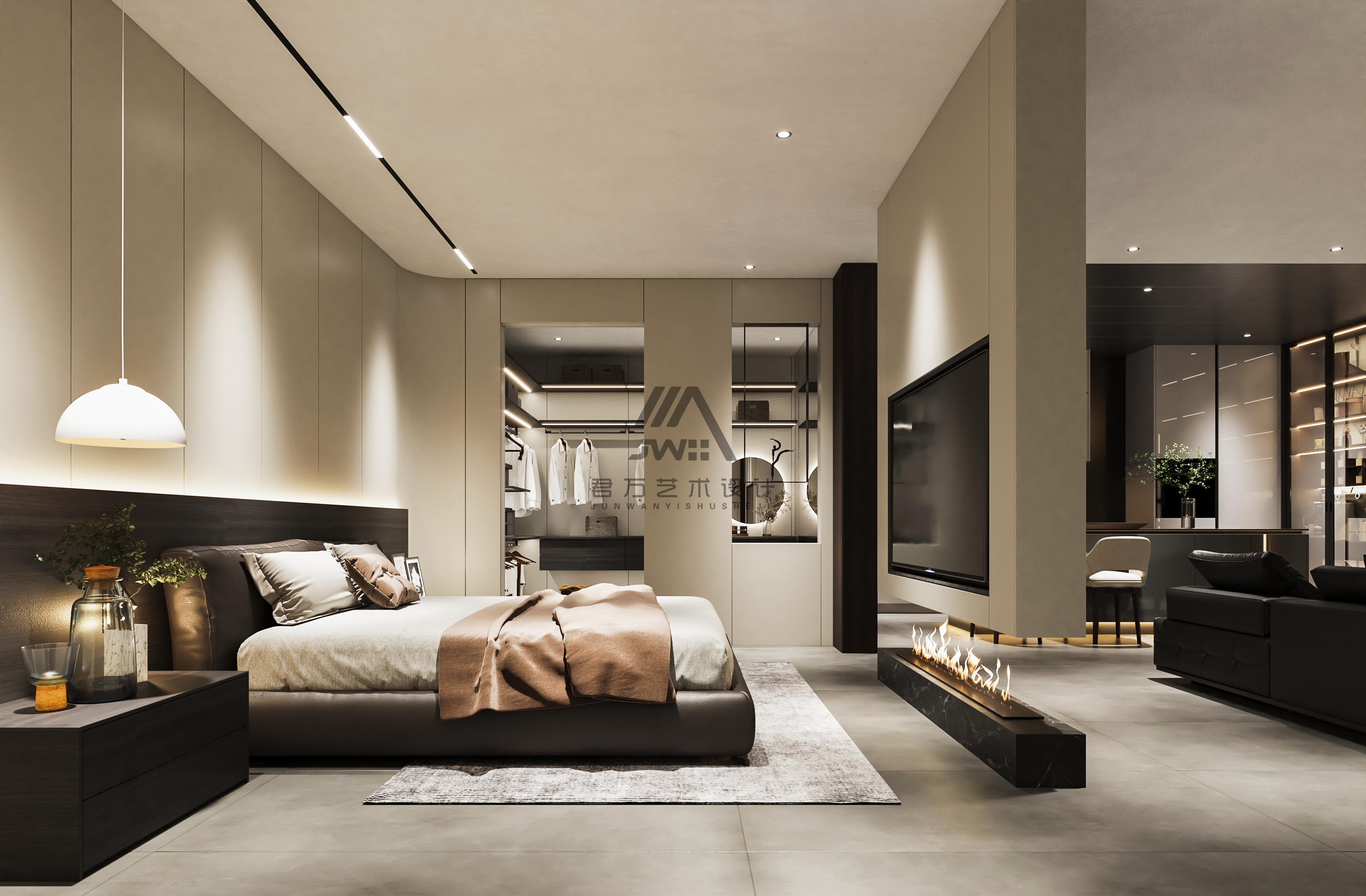 “家庭至上”现代极简丨君 one 设计-13