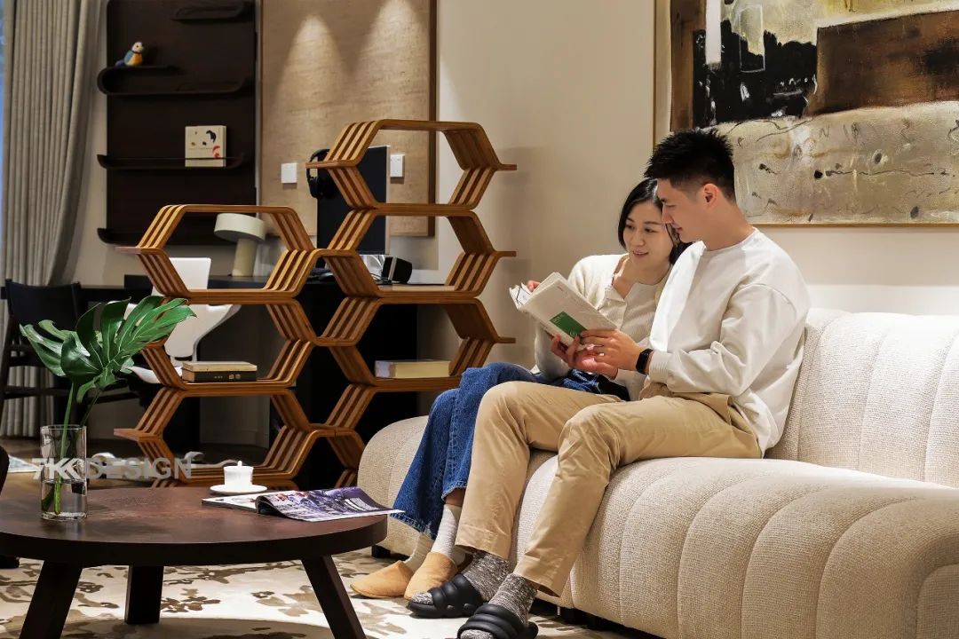 上海 145㎡美式双入户无主灯设计宅丨中国上海丨7KK DESIGN-27