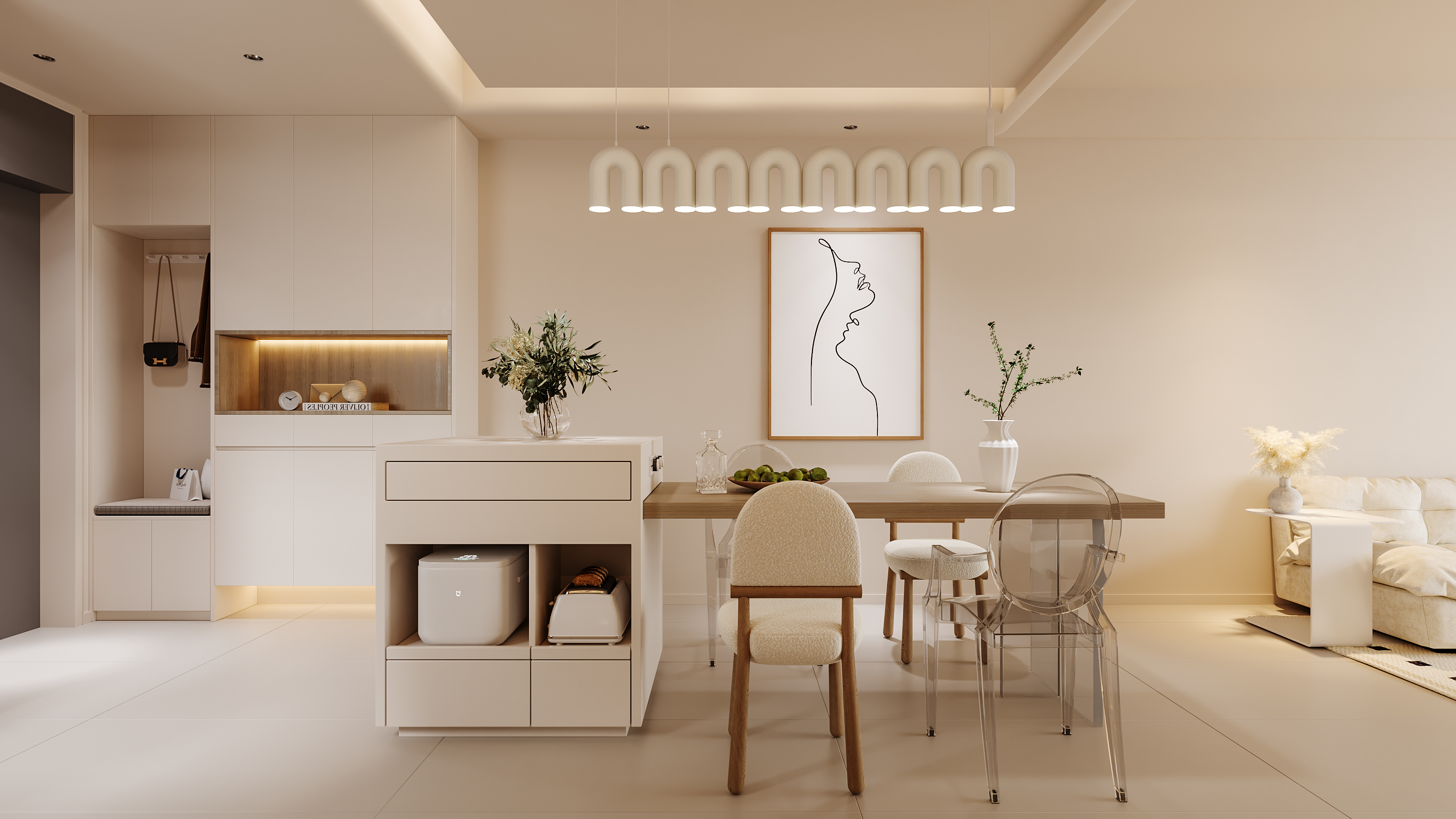 木石效果表现——奶油风家装-0