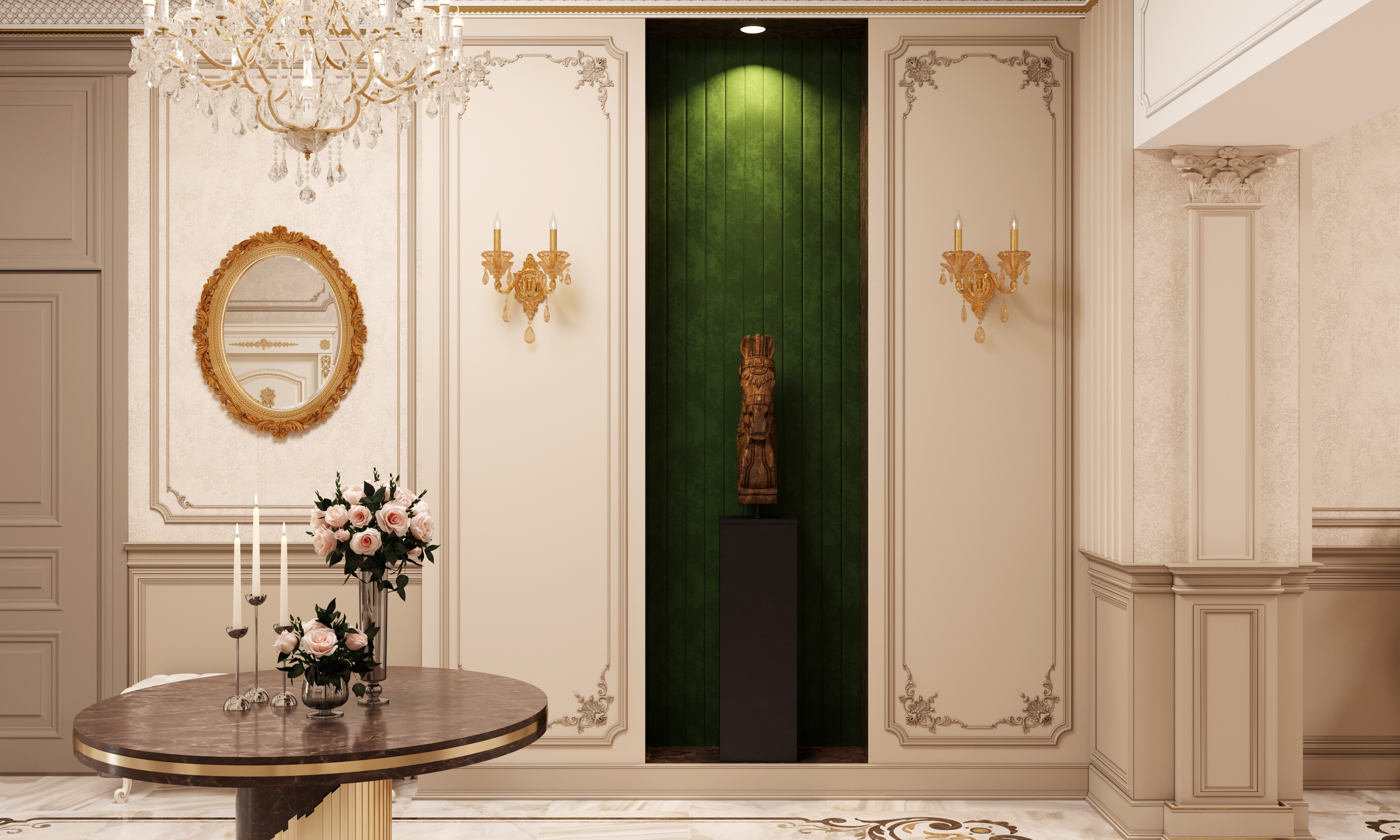 Luxury classic interior-10