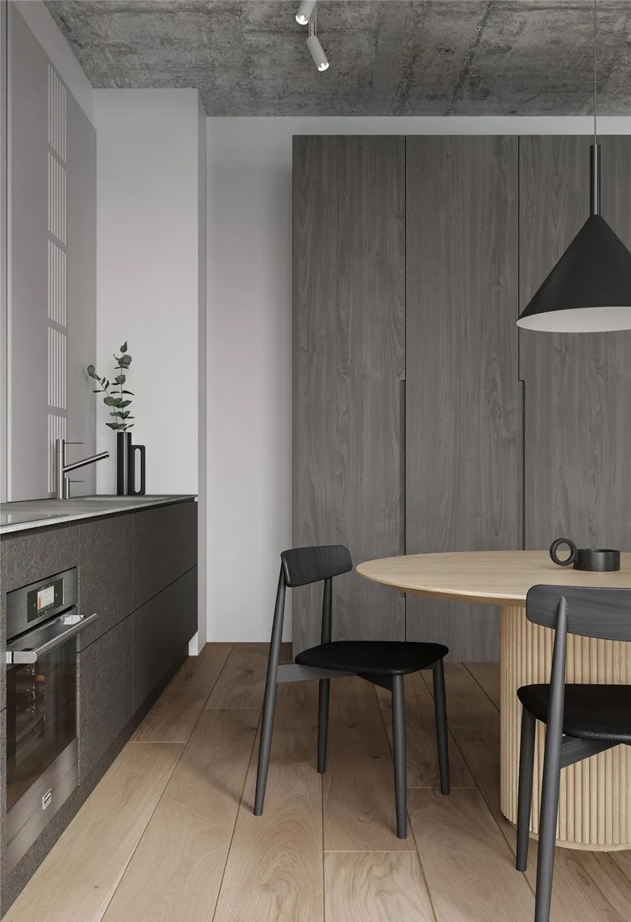 美学 | 70㎡小公寓，简约风出圈~-39