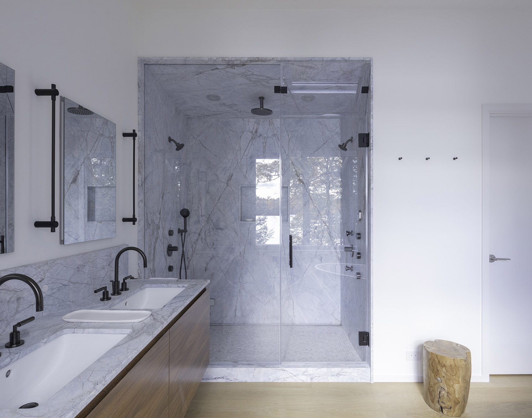 森林湖畔别墅丨美国丨Pachano & Vollert Architecture-49