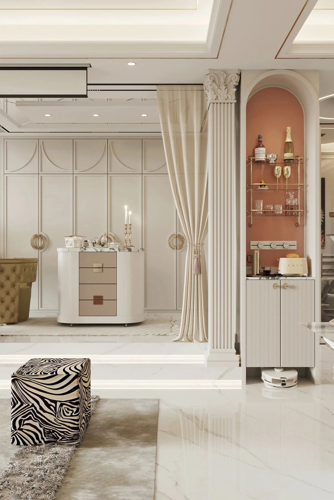 魔方空间丨上海256m²宝格丽公寓丨中国上海丨魔方空间设计-26