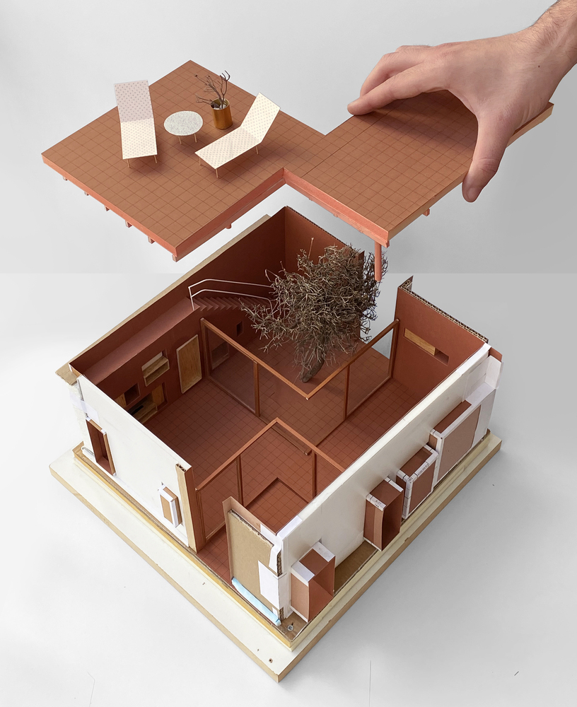 希腊 Salamis Summer House 内向型海岛度假住宅设计丨AREA,Architecture Research Athens-53