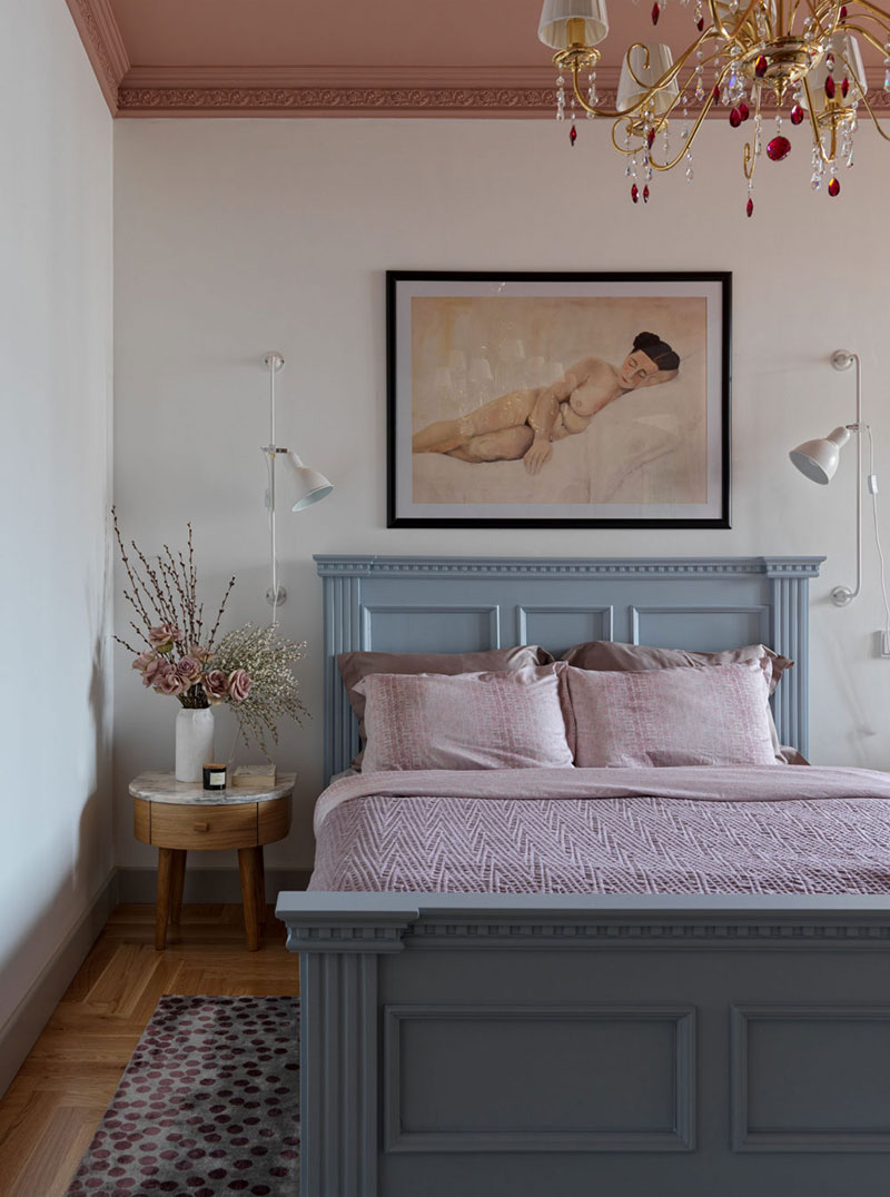 现代风格与古典元素的完美融合 | 明亮公寓设计-17