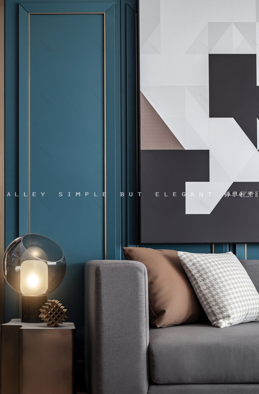 EASE 东巷轻素 |山水江南样板间:三米八深蓝-28