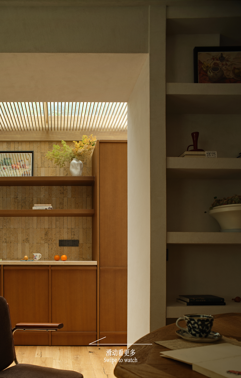 新作｜莲空间设计  陈熠350㎡自宅，让自然生长在生活的每个维度-10