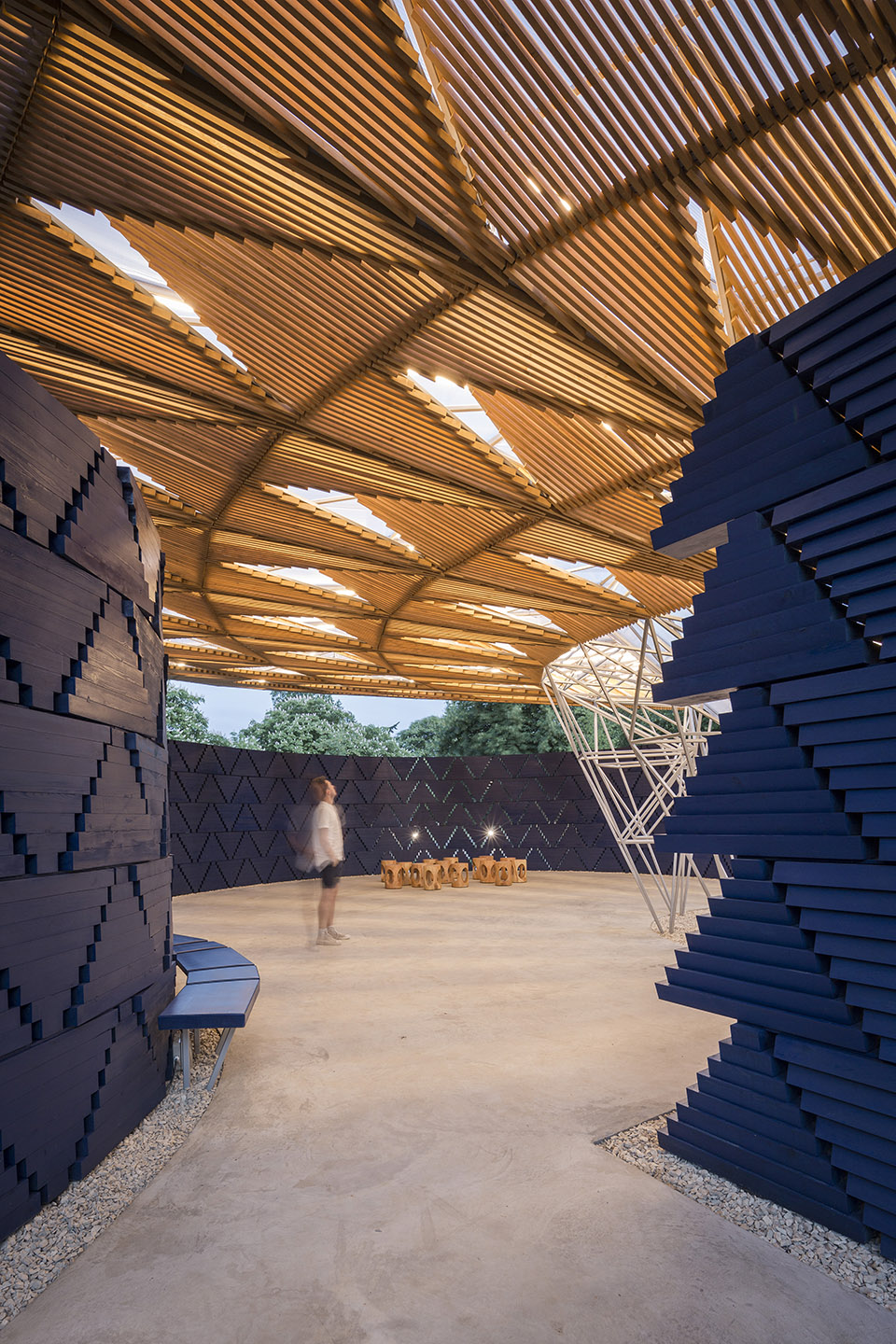 蛇形展厅2017，伦敦 / Kéré Architecture-55