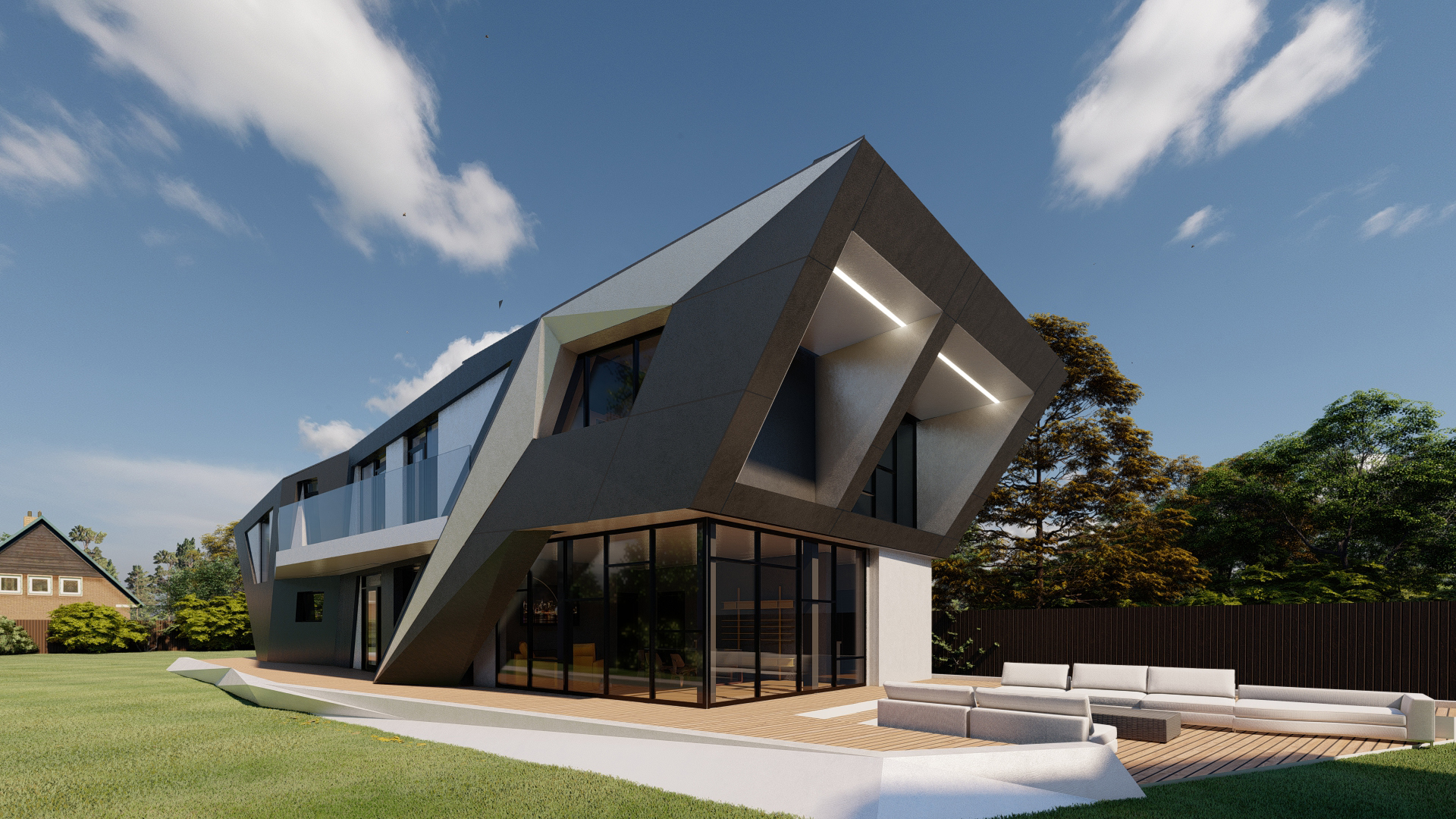 310㎡宇宙风格住宅丨ARXY工作室-10