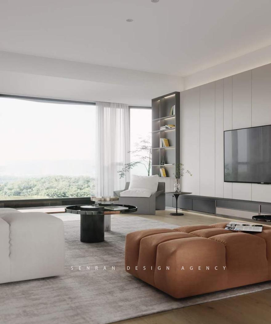 
申然设计 | 顺德万科水晶城220平私宅 -4