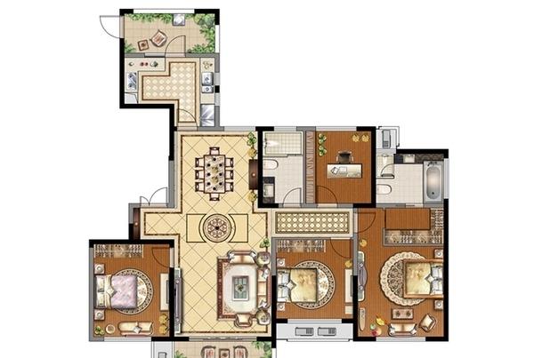 江城福地丨平层丨
原木遇上北欧 -28