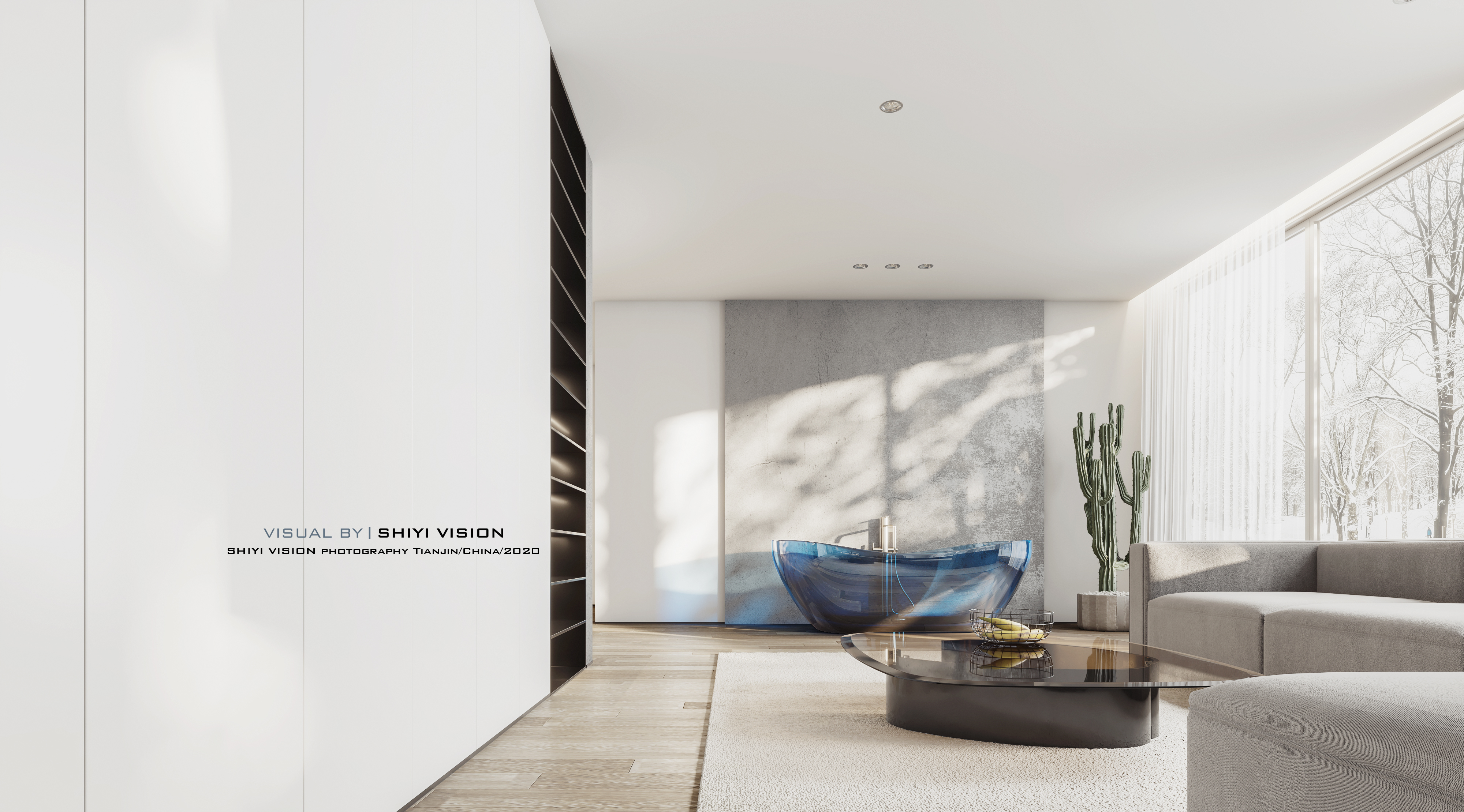 3Dmax2019 Vray4.2 PsCC 助力现代家居设计，拾壹 CG 表现力惊人-5