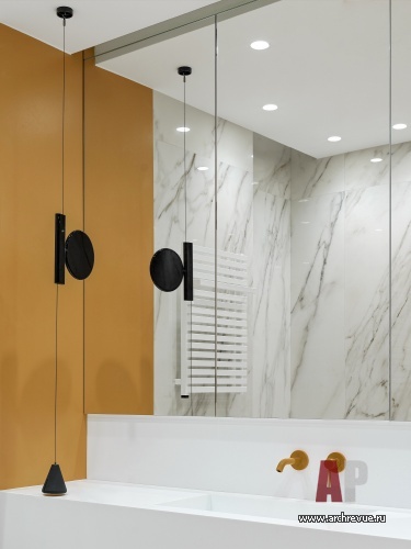 Современная 2-х этажная квартира с атмосферой загородного дома, 200 кв. м-69