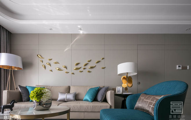 115㎡现代轻奢住宅  意境设计-13