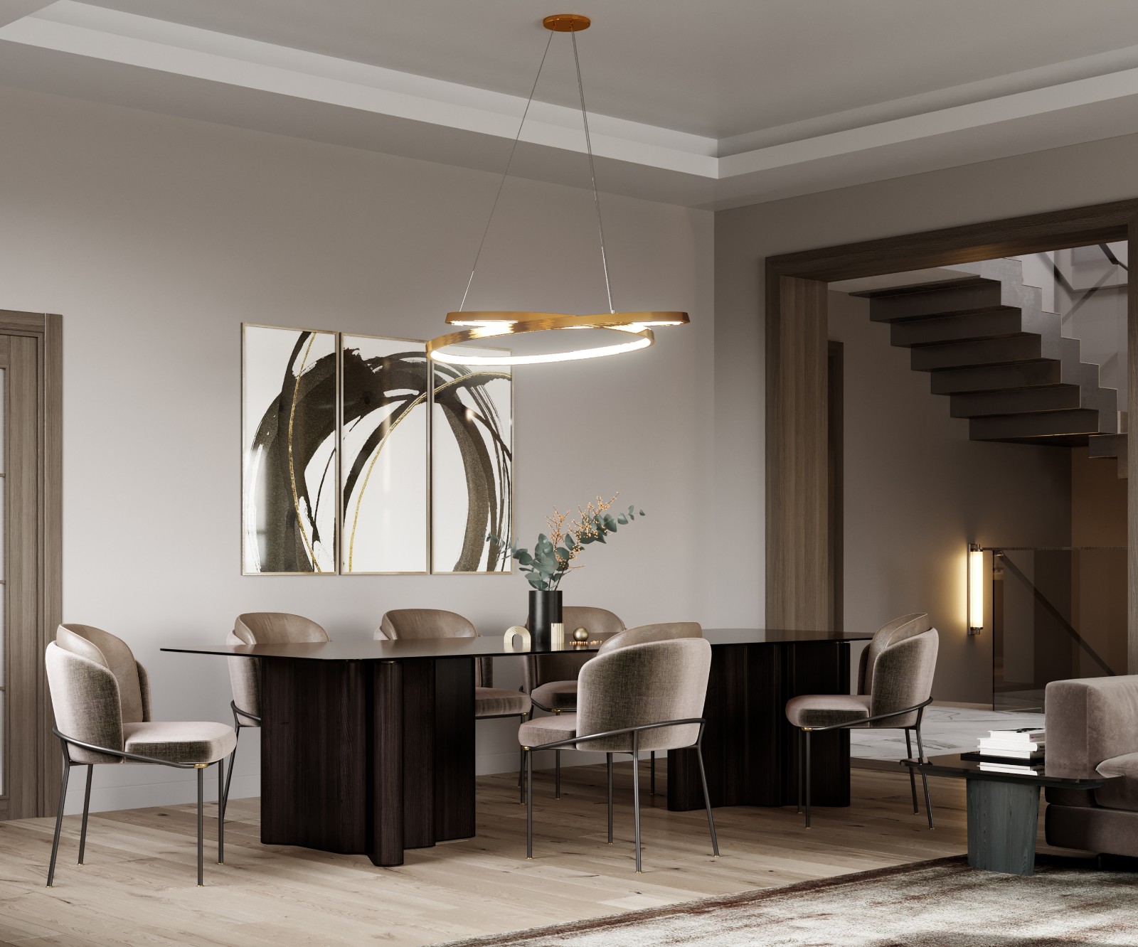 “高级灰+棕”加拿大品质别墅  Maxim Tsiabus-23