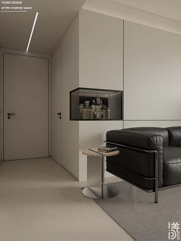 Young设计 · 黑与白,简与繁极限拉扯丨深圳漾空间设计有限公司-13