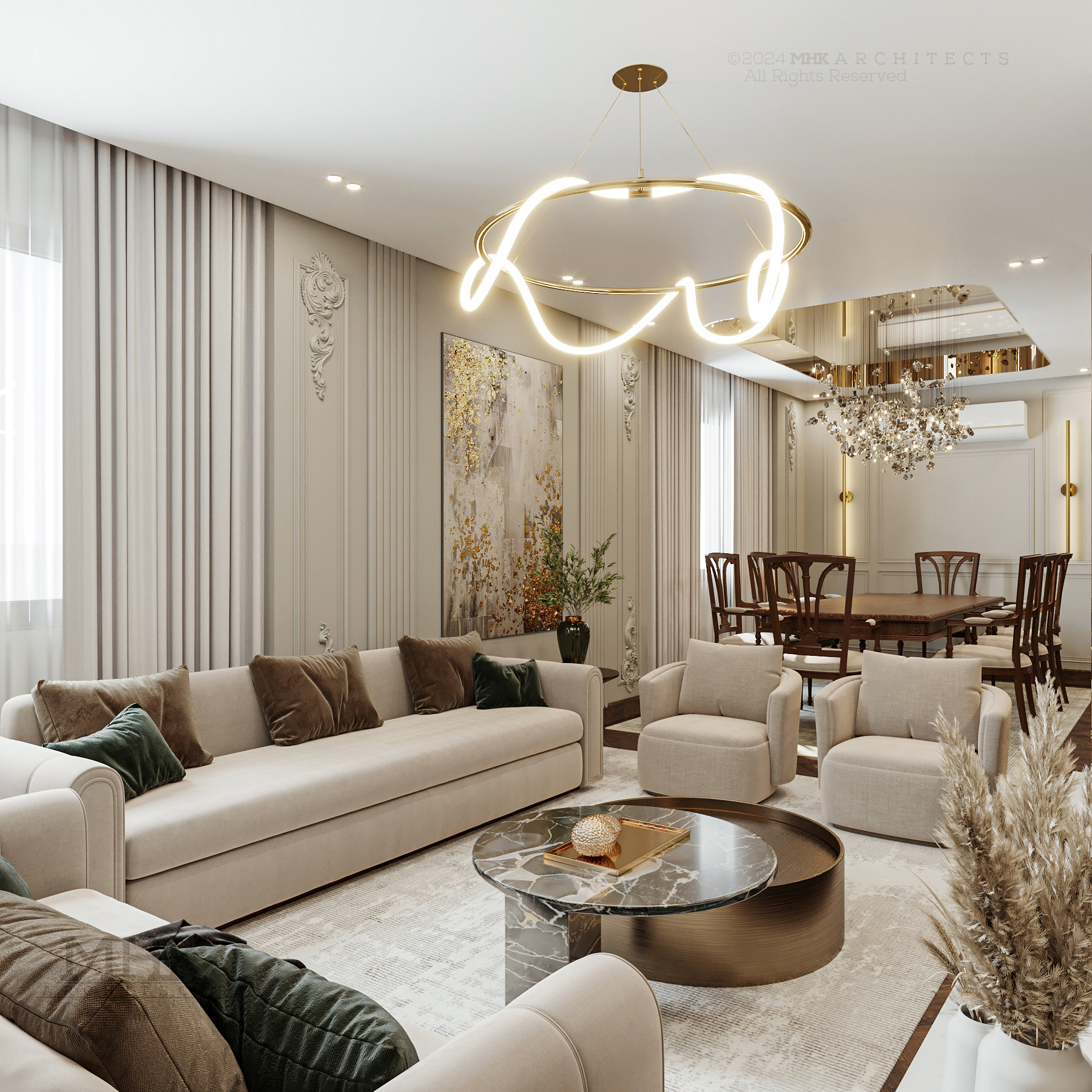 KH公寓·新开罗丨MHK ARCHITECTS™-11